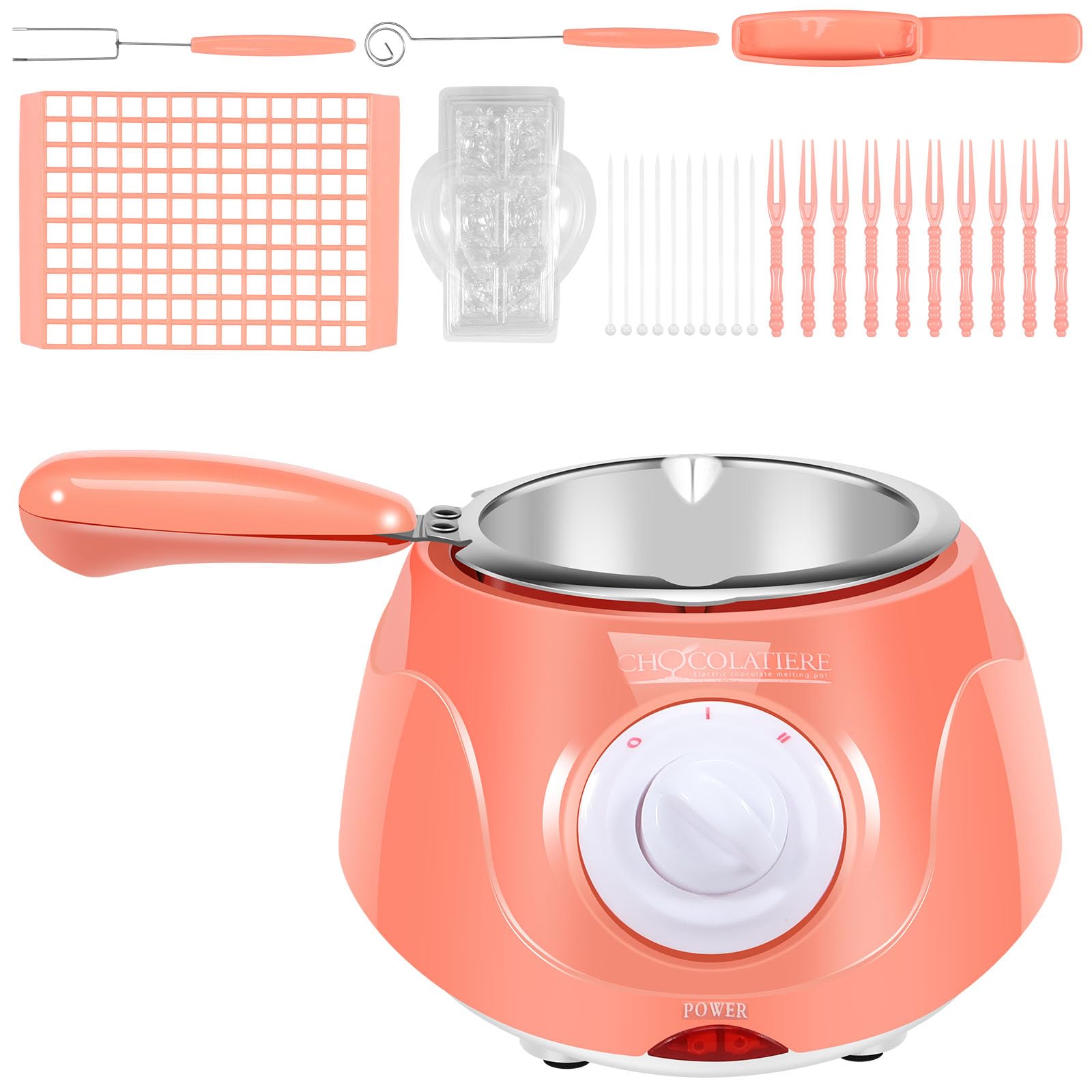 Amazon.com: Chocolate Melting Pot, 8.45 Oz Electric Chocolate